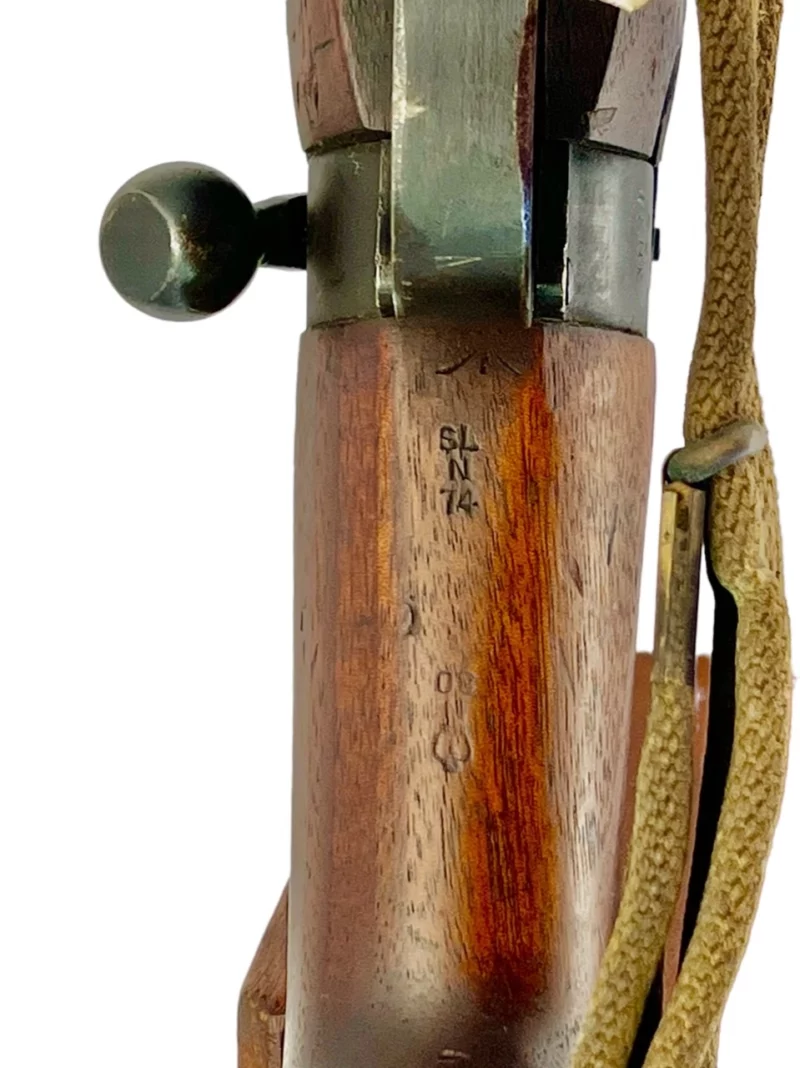 Navy Arms Enfield #4 Mk 1* .303 World War II French Resistance 1944 Dated "BS" marked matching serial number bolt PP 0957 - Image 17