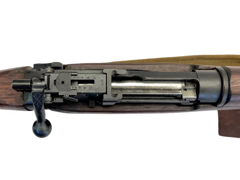 Navy Arms Enfield #4 Mk 1* .303 World War II French Resistance 1944 Dated "BS" and "PP" marked matching serial number bolt PP 0104 - Image 10