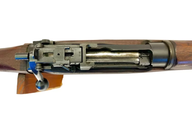 Navy Arms Enfield #4 Mk 1* .303 World War II French Resistance 1944 Dated "BS" marked matching serial number bolt PP 1284 - Image 14