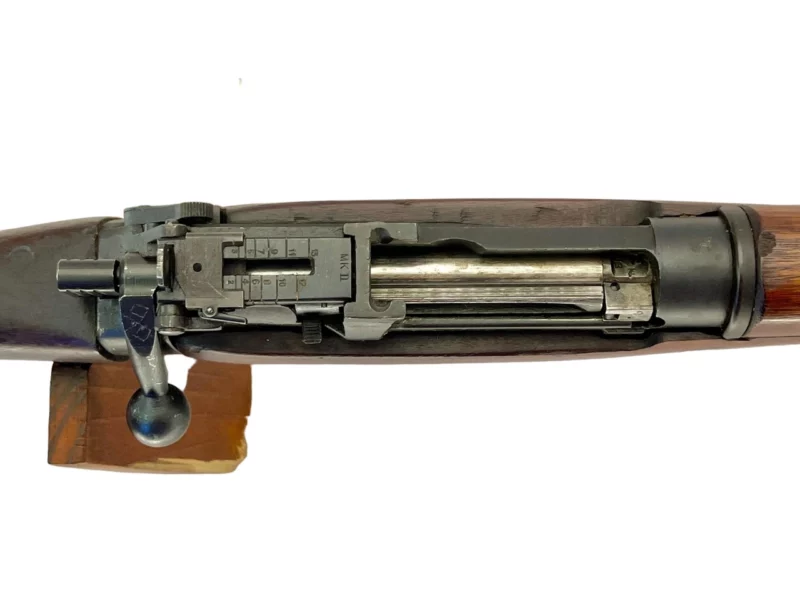 Navy Arms Enfield #4 Mk 1* .303 World War II French Resistance1944 Dated "BS" marked matching serial number bolt PP 1371 - Image 14
