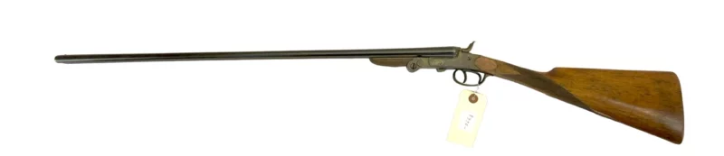 Belgium 410 side by side shotgun external hammer, fold-over “poacher’s gun” 38320 - Image 3