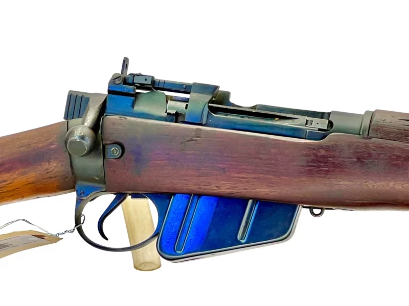 Navy Arms Enfield #4 Mk 1* .303 World War II French Resistance 1944 Dated "BS" and "PP" marked matching serial number bolt PP 1222 - Image 11