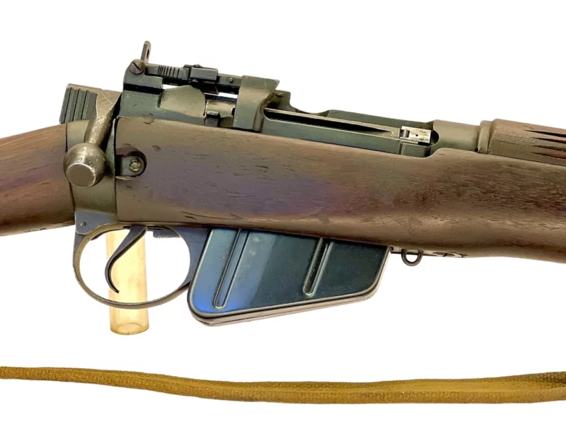 Navy Arms Enfield #4 Mk 1* .303 World War II French Resistance 1944 Dated "BS" and "PP" marked matching serial number bolt PP 1326 - Image 10