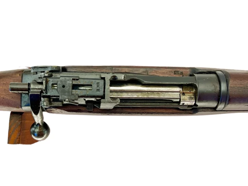 Navy Arms Enfield #4 Mk 1 .303 World War II French Resistance,1944 date "PP" marked, ROF(F) with matching bolt Zinc buttplate SN PP 1393 - Image 12