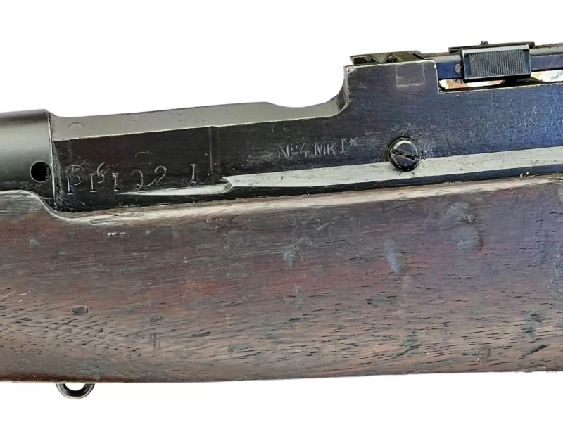 Navy Arms Enfield #4 Mk 1 .303 World War II French Resistance 1944 Dated consecutive serial numbered pair matching serial number bolt - Image 21