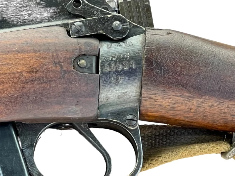 Navy Arms Enfield #4 Mk 1 .303 World War II French Resistance 1944 Dated consecutive serial numbered pair matching serial number bolt - Image 24