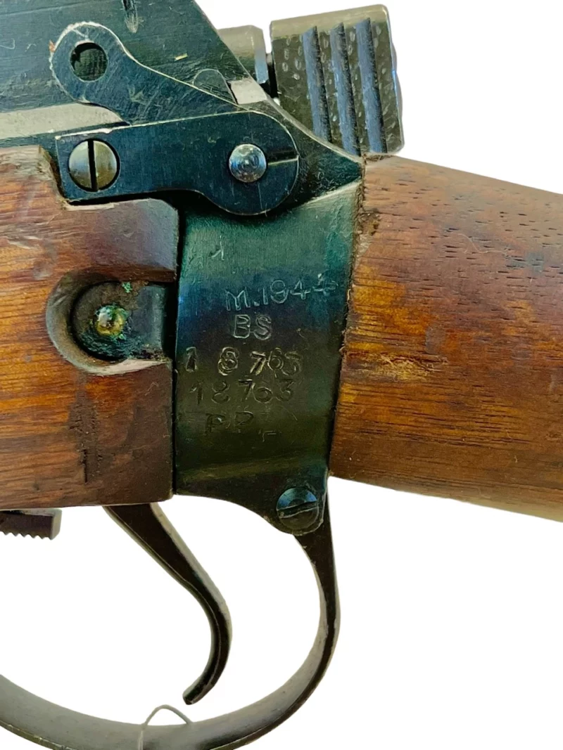Navy Arms Enfield #4 Mk 1* .303 World War II French Resistance 1944 Dated "BS" and "PP" marked 1854matching serial number bolt PP - Image 23