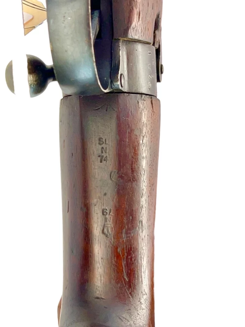 Navy Arms Enfield #4 Mk 1* .303 World War II French Resistance 1944 Dated "BS" marked matching serial number bolt PP 1609 - Image 19
