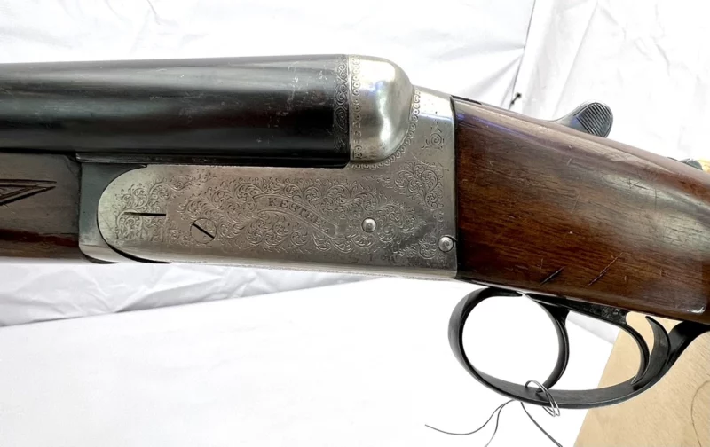 side by side 12ga shotgun Gunmark Kestrel Boxlock SN 279370 - Image 5
