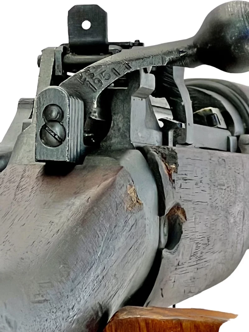 Navy Arms Enfield #4 Mk 1* .303 World War II French Resistance 1944 Dated "BS" and "PP" marked matching serial number bolt PP 1429 - Image 17