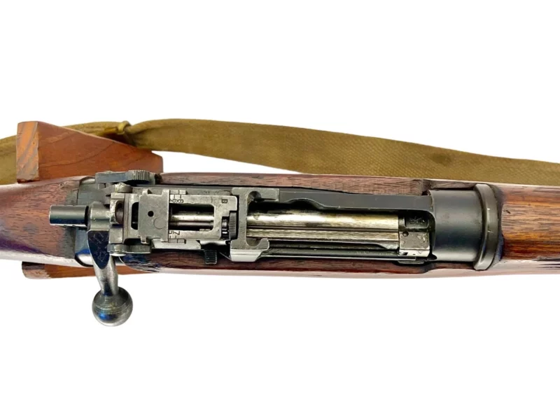 Navy Arms Enfield #4 Mk 1* .303 World War II French Resistance 1944 Dated "BT" and "PP" marked matching serial number bolt PP 0911 - Image 14