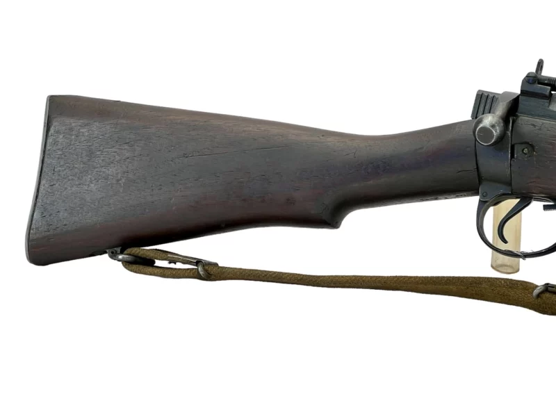 Navy Arms Enfield #4 Mk 1 .303 World War II French Resistance,1944 date "PP" marked, ROF(F) with matching bolt SN PP 1052 - Image 9