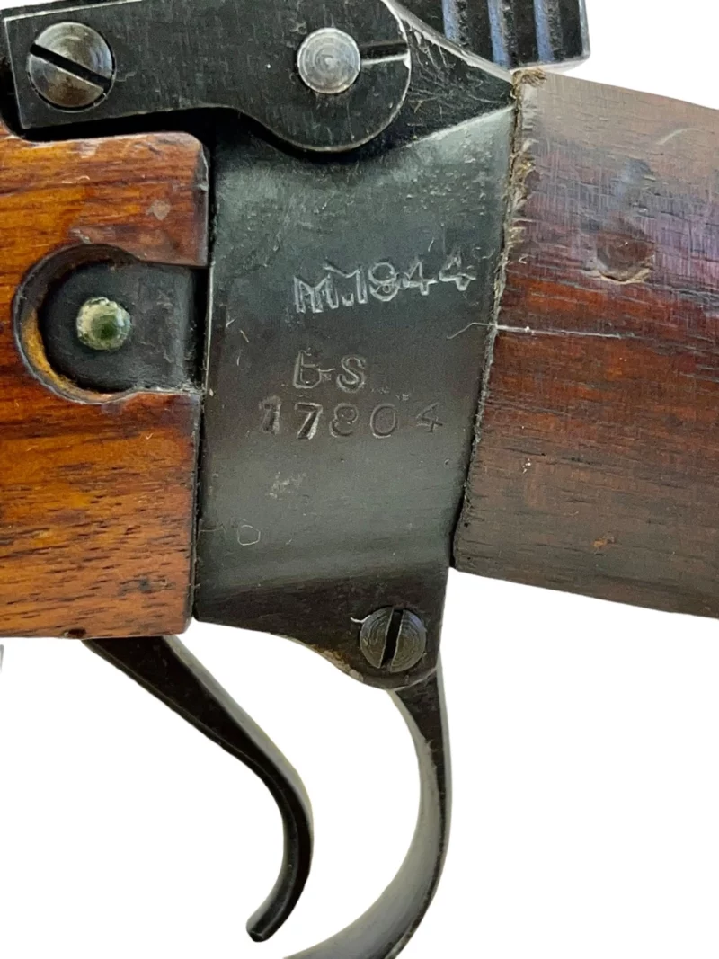 Navy Arms Enfield #4 Mk 1* .303 World War II French Resistance1944 Dated "BS" marked matching serial number bolt PP 1662 - Image 24