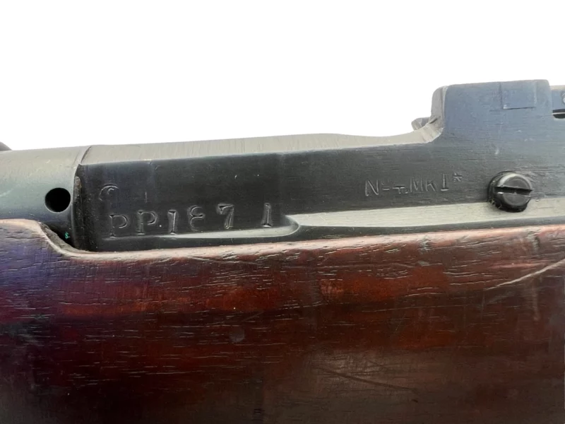 Navy Arms Enfield #4 Mk 1* .303 World War II French Resistance1944 Dated "BS" marked matching serial number bolt PP 1871 - Image 21