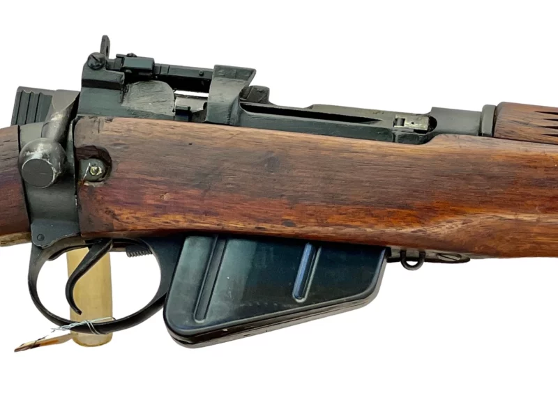 Navy Arms Enfield #4 Mk 1* .303 World War II French Resistance1944 Dated "BS" marked matching serial number bolt PP 1877 - Image 13