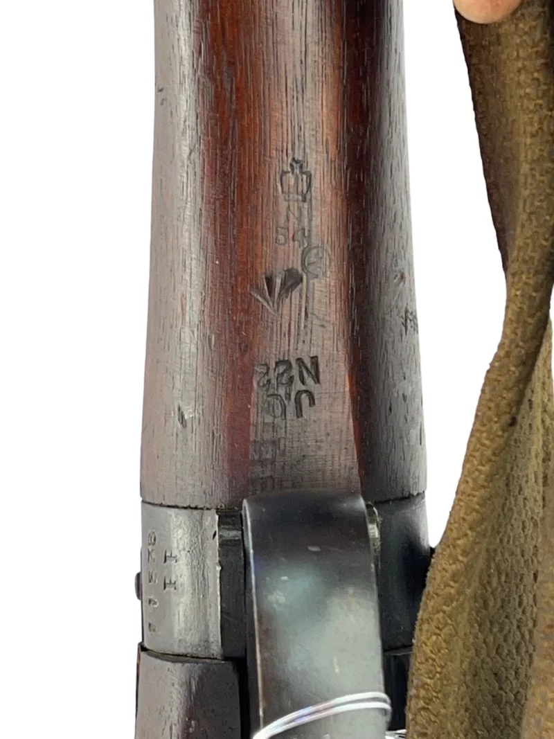 Navy Arms Enfield #4 Mk 1* .303 World War II French Resistance 1944 Dated "BS" marked matching serial number bolt PP 1831 - Image 19