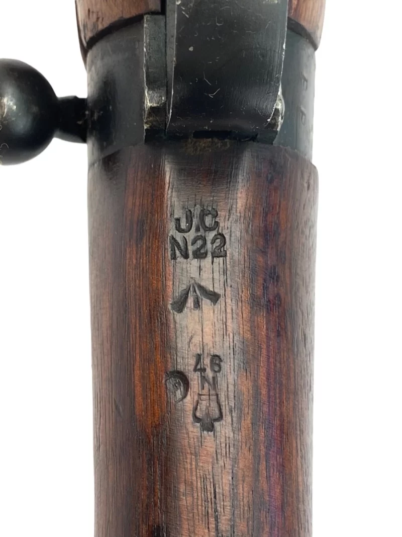 Navy Arms Enfield #4 Mk 1* .303 World War II French Resistance 1944 Dated "BT" and "PP" marked matching serial number bolt PP 0233 - Image 17