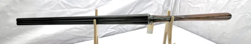 side by side 12ga shotgun British W. Cox and Sons Extractor Boxlock SN 2025 - Image 7