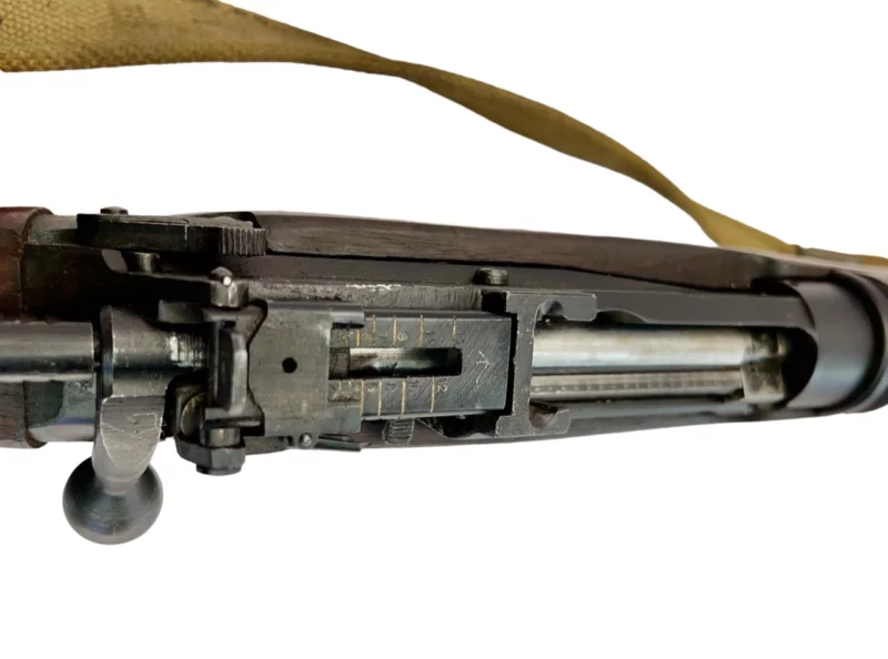 Navy Arms Enfield #4 Mk 1* .303 World War II French Resistance1944 Dated "BS" and "PP" marked non-matching serial number bolt PP 1134 - Image 14