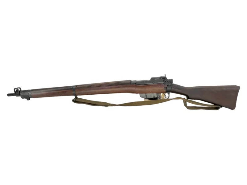 Navy Arms Enfield #4 Mk 1* .303 World War II French Resistance1944 Dated "BS" and "PP" marked non-matching serial number bolt PP 0126 - Image 20