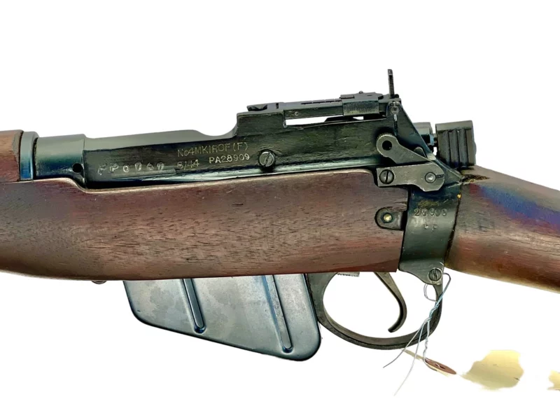 Navy Arms Enfield #4 Mk 1 .303 World War II French Resistance,1944 date "PP" marked, ROF(F) with matching bolt SN PP 0747 - Image 12