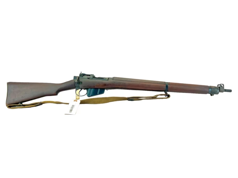 Navy Arms Enfield #4 Mk 1* .303 World War II French Resistance1944 Dated "BS" and "PP" marked non-matching serial number bolt PP 0619 - Image 10