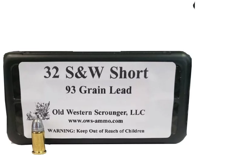 32 S&W Short 93GR Lead