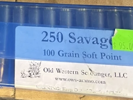 .250 Savage 100gr. SP - 20rds.
