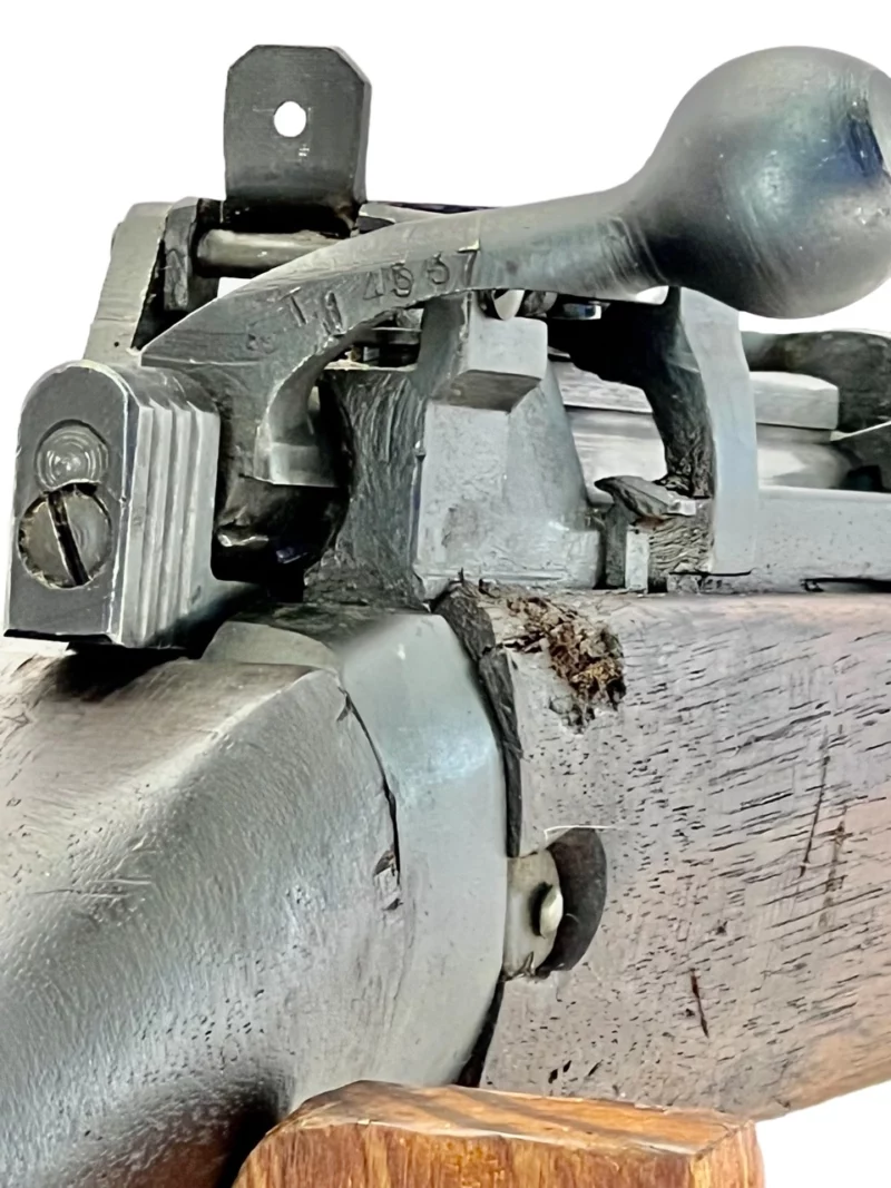 Navy Arms Enfield #4 Mk 1 .303 World War II French Resistance 1944 Dated "BU" "PP" marked non-matching bolt SN PP 1794 - Image 13
