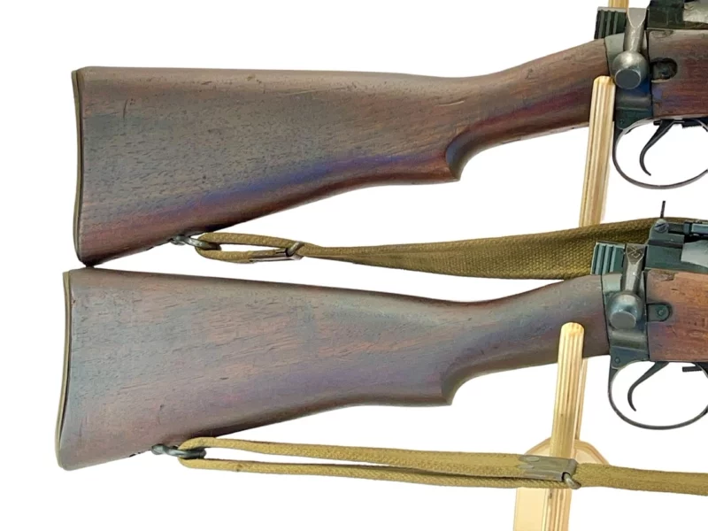 Navy Arms Enfield #4 Mk 1 .303 World War II French Resistance 1944 Dated consecutive serial numbered pair matching serial number bolt - Image 9