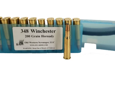 348 Winchester 200gr Hornady. 20rds