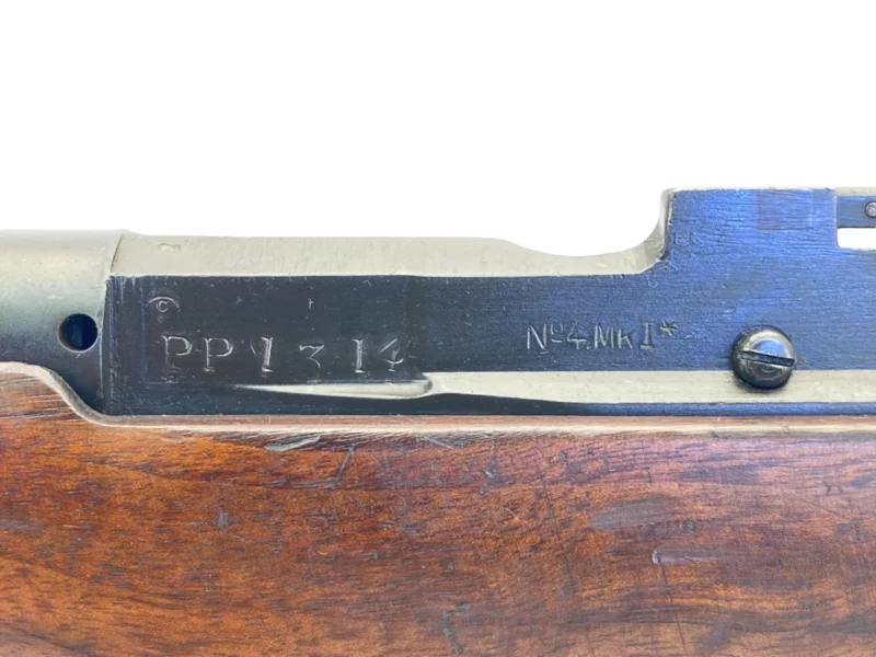 Navy Arms Enfield #4 Mk 1* .303 World War II French Resistance 1944 Dated "BT" marked matching serial number bolt PP 1314 - Image 9
