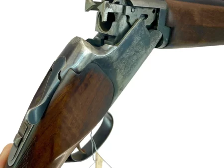 12ga O/U shotgun Miruku of Japan made (Winchester 101 type) single trigger good-VG condition SN 720561