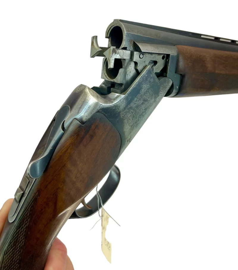 12ga O/U shotgun Miruku of Japan made (Winchester 101 type) single trigger good-VG condition SN 720561