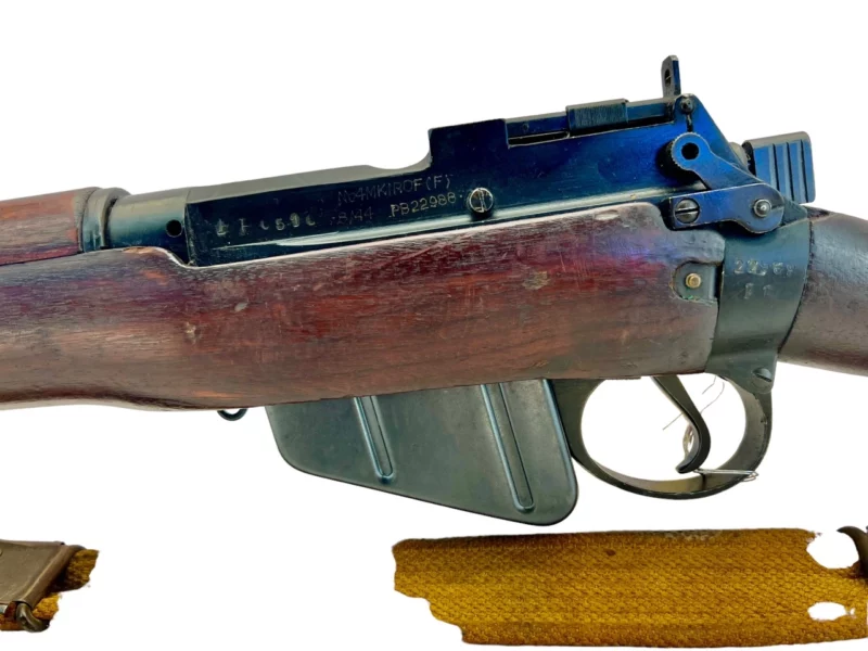 Navy Arms Enfield #4 Mk 1 .303 World War II French Resistance,1944 date , ROF(F) with non-matching bolt PP 0516 - Image 20