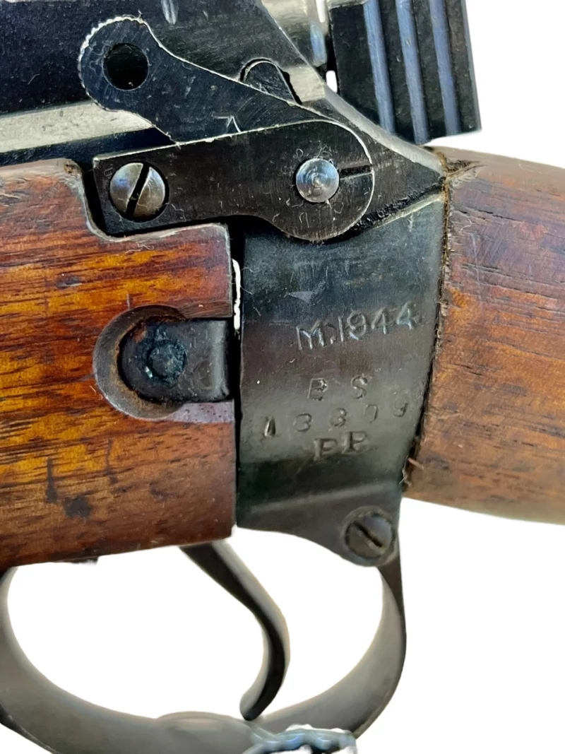Navy Arms Enfield #4 Mk 1* .303 World War II French Resistance 1944 Dated "BS" and "PP" marked matching serial number bolt PP 1702 - Image 21