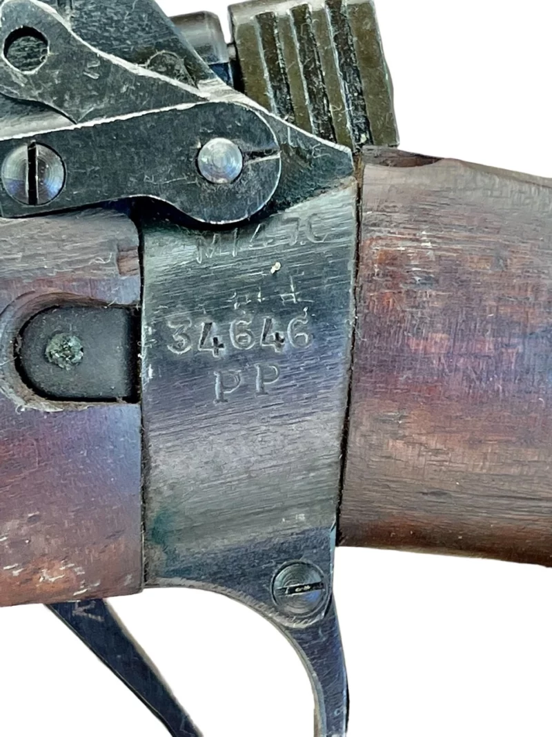 Navy Arms Enfield #4 Mk 1 .303 World War II French Resistance 1944 Dated consecutive serial numbered pair matching serial number bolt 34645 & 34646 - Image 25