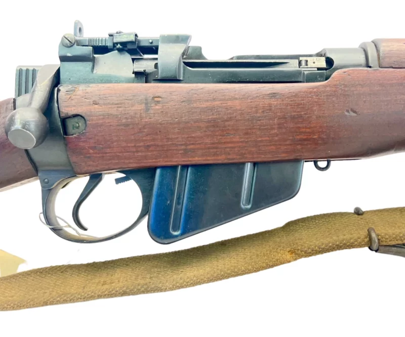 Navy Arms Enfield #4 Mk 1* .303 World War II French Resistance1944 Dated "BS" and "PP" marked non-matching serial number bolt PP 1011 - Image 13