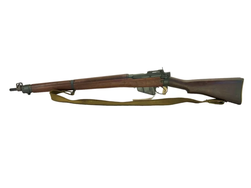 Navy Arms Enfield #4 Mk 1* .303 World War II French Resistance1944 Dated "BS" marked matching serial number bolt PP 1808 - Image 20