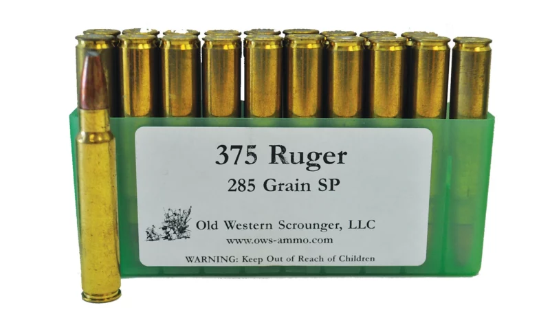 375 Ruger 285GR SP