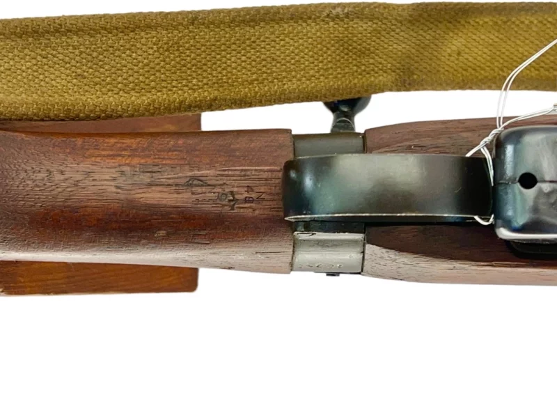 Navy Arms Enfield #4 Mk 1* .303 World War II French Resistance 1944 Dated "BS" marked matching serial number bolt PP 1257 - Image 17