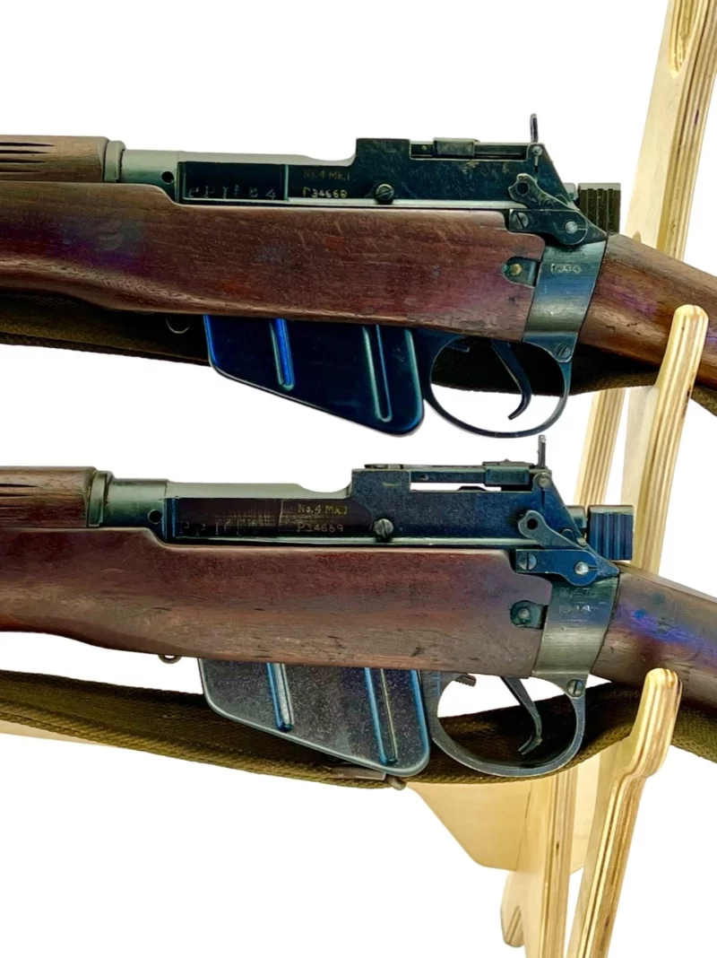 Navy Arms Enfield #4 Mk 1 .303 World War II French Resistance 1944 Dated consecutive serial numbered pair matching serial number bolt - Image 20