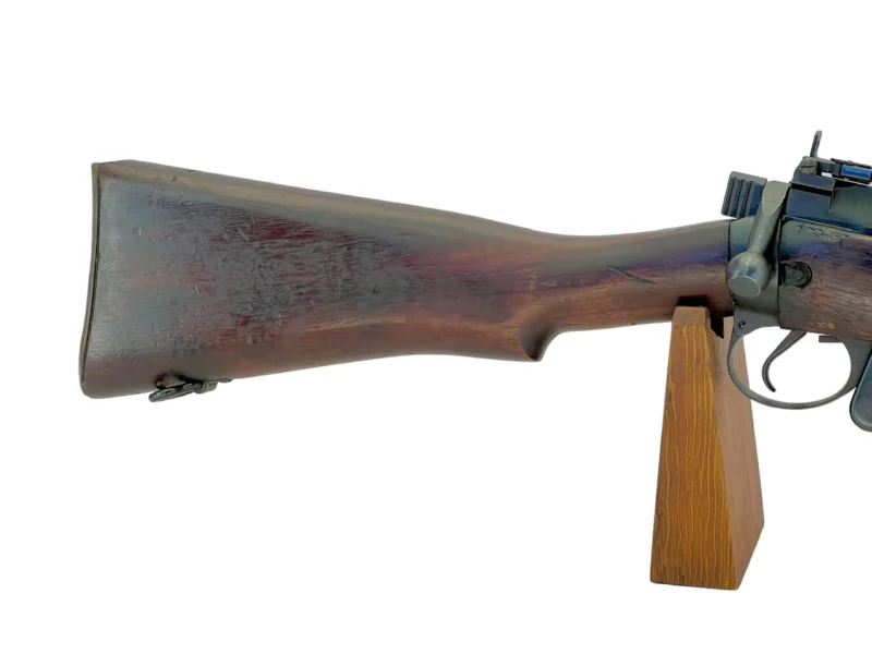 Navy Arms Enfield #4 Mk 1* .303 World War II French Resistance1944 Dated "BS" and "PP" marked non-matching serial number bolt PP 0376 - Image 11