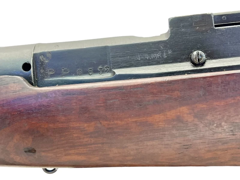 Navy Arms Enfield #4 Mk 1* .303 World War II French Resistance1944 Dated "BS" marked matching serial number bolt PP 0932 - Image 21