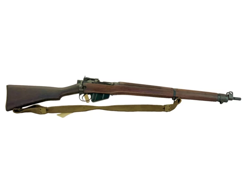 Navy Arms Enfield #4 Mk 1* .303 World War II French Resistance 1944 Dated "BT" marked non-matching SN bolt PP 1124 - Image 10