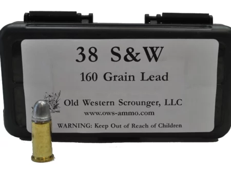 38 S&W 160GR Lead