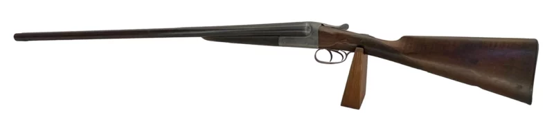 British Side by Side 12ga shotgun T Stensby & Co. Box Lock - Image 9