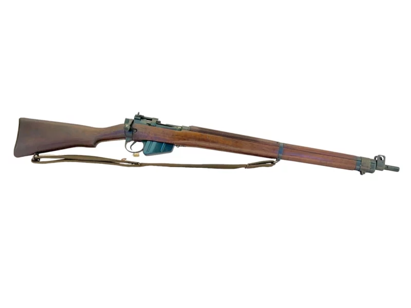 Navy Arms Enfield #4 Mk 1* .303 World War II French Resistance 1944 Dated "BS" and "PP" marked matching serial number bolt PP 0115 - Image 12