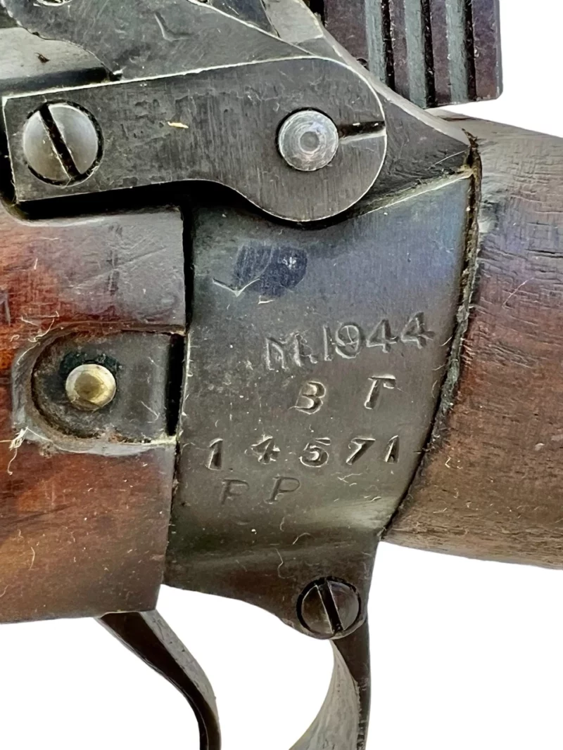Navy Arms Enfield #4 Mk 1* .303 World War II French Resistance 1944 Dated "BT" "PP" marked non-matching SN bolt PP 1555 - Image 23