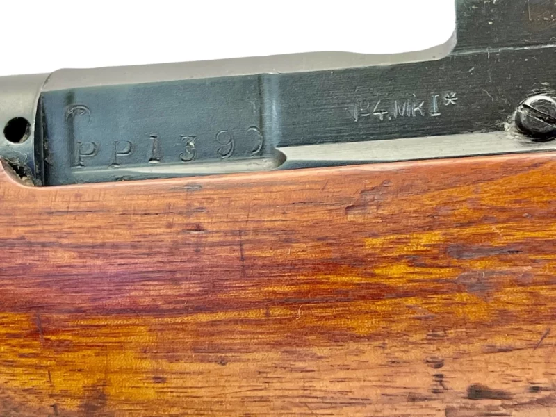 Navy Arms Enfield #4 Mk 1* .303 World War II French Resistance 1944 Dated "BS" marked matching serial number bolt PP 1390 - Image 21